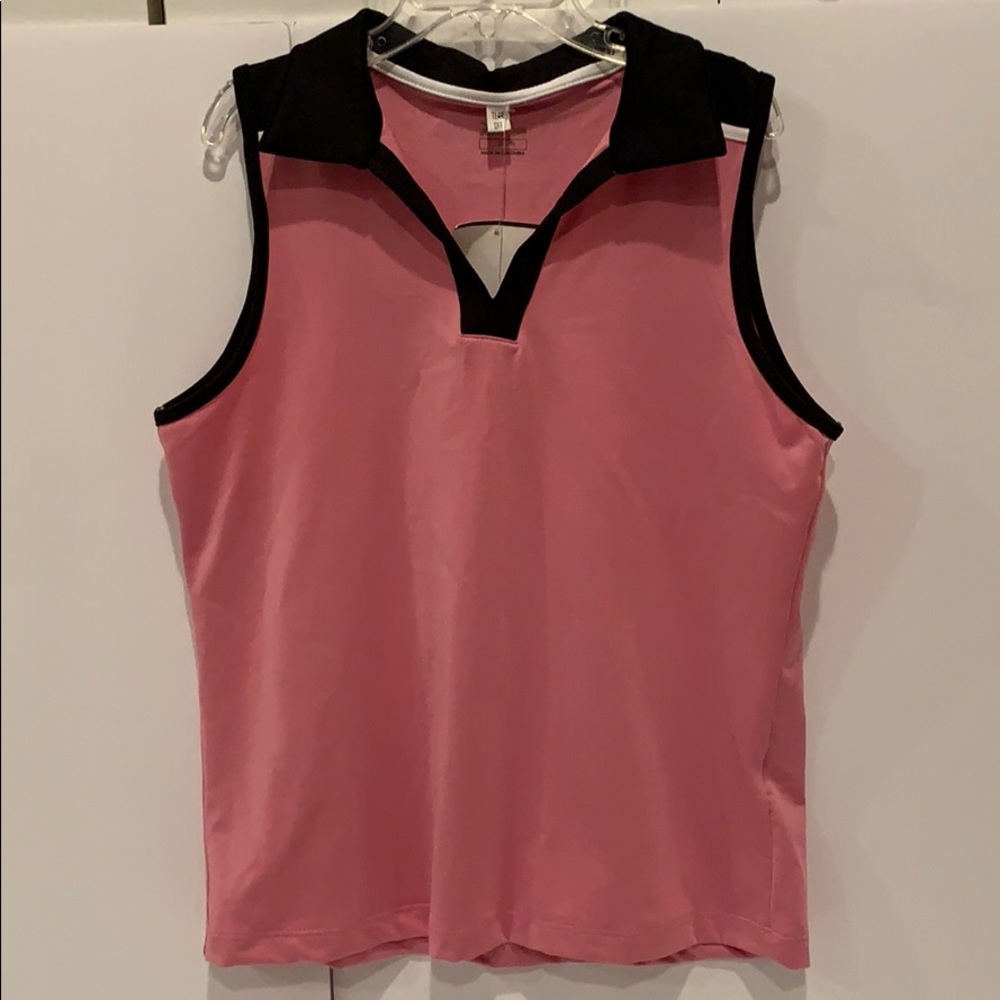 NWT Girls Tail Sleeveless Golf Shirt